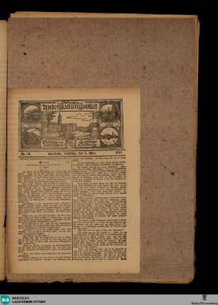 Badische Landes-Zeitung, Badisches Unterhaltungsblatt, Nr. 56