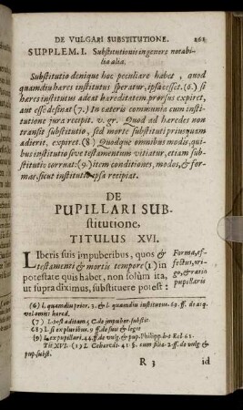Titulus XVI. - XX.