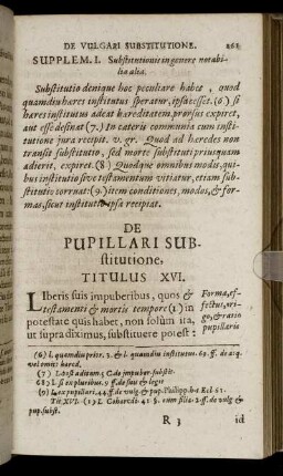 Titulus XVI. - XX.