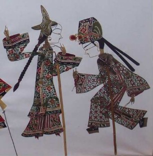 Chinesische Schattenspielfiguren
