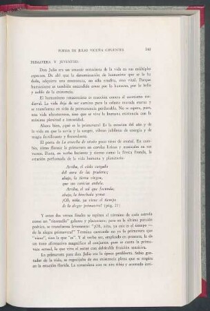 Primavera y juventud