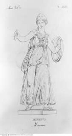 Musée Pie-Clémentin. Vol. II., Tafel XXIII: Minerva