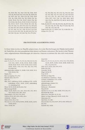 Ergänzender allgemeiner Index