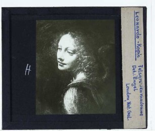 da Vinci, Felsgrottenmadonna (London National Gallery NG1093) : Engel
