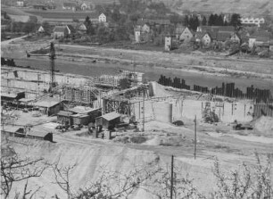 Baustelle Schleuse Besigheim