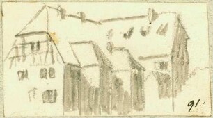Neidenstein Gebäude mit Vorbauten