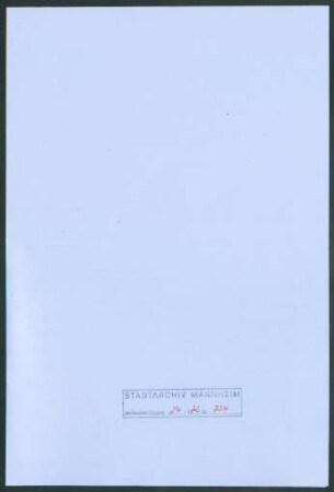 Inge Kissel geb.Bosch, Heidelberg, Rosenbusch 9 - Aufhebung der Vermögenssperre
