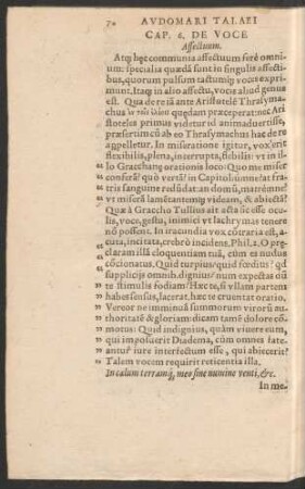 Cap. 6. De Voce Affectum.