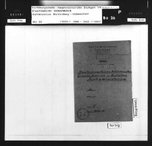 Justizministerium Württemberg-Hohenzollern-Abwicklungsstelle