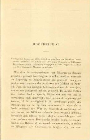 Hoofdstuk VI. Verdrag met Bantam van 1659 ...