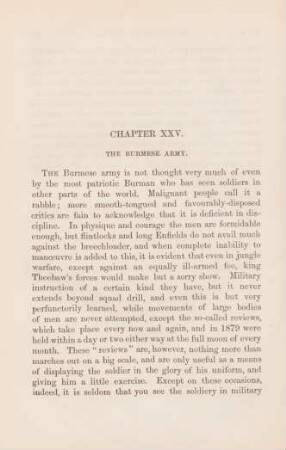 Chapter XXV. The Burmese army