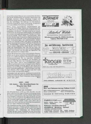 100 Jahre - Ein Krankenhaus im Wandel der Zeit