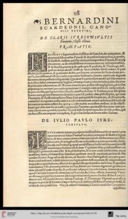 Classis VIII. De claris iureconsultis