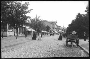 Kolberg (heute: Kolobrzeg / Polen). Bahnstraße