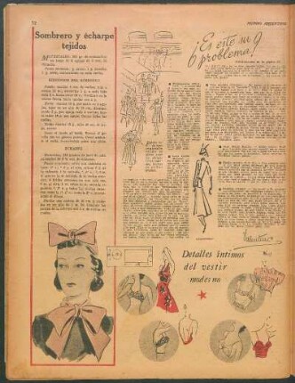 Detalles íntimos del vestir moderno [Dibujos]
