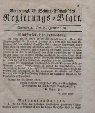 Nr. 4 : 29. Januar 1834