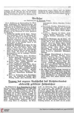 N.F. 4.1924 S.209-210: Tagung des engeren Ausschuffes des Reichsverbandes akademisch gebildeter Zeichenlehrer
