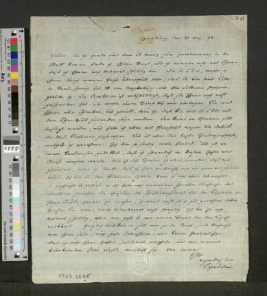 Brief an August von Kotzebue
