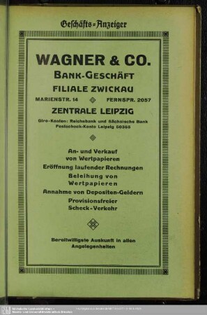 Anzeigen : Geschäfts-Anzeiger