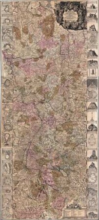 Rhenus : per tres Tabellas delineatus cum finitimis fortificatis Urbibus, Arcibus in Forma et aliis Territoriis ad Rhenum adiacentibus, cumque variis utilißimis Annotationibus in Honorem Sacrae Caesareae Maiestates et Sereniss. Electorum