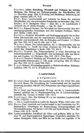 3. Landwirtschaft