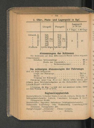 Die zulässigen Abmessungen der Fahrzeuge