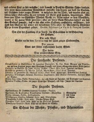 Franciscus Xaverius, der Indier-Apostel, in seiner Bekehrung vorgestellet