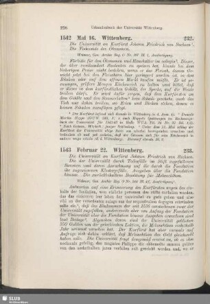 233. 1543, Februar 22. Wittenberg