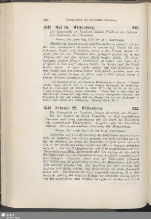 233. 1543, Februar 22. Wittenberg