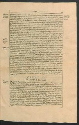 Caput IV. De Coniugio & filiis Noah.