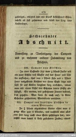 Sechzehnter Abschnitt