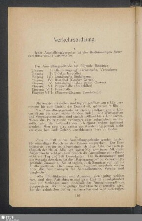 Verkehrsordnung