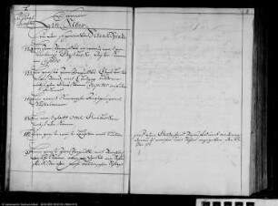 Inventarium über alle Möbel in den Häusern des Markgrafen Philipp Wilhelm von Schwedt