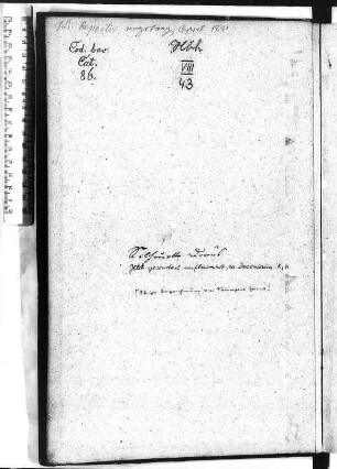Register über Bernhard Joseph Docens vom 9. April 1829 für die Hofbibliothek ersteigerten handschriftlichen Nachlaß - BSB Cbm Cat. 86