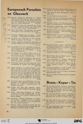Brons – koper – tin (Nr. 1148-1211)