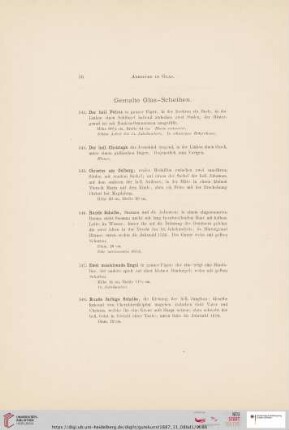 Gemalte Glas-Scheiben (Nr. 543 - 587)