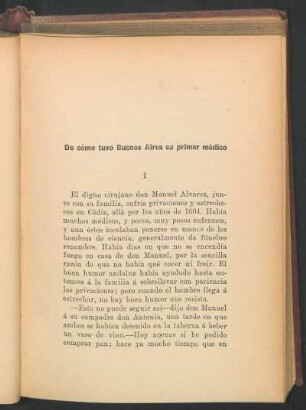 De cómo tuvo Buenos Aires su primer médico
