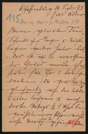 Brief an Toni Petersen : 14.09.1893