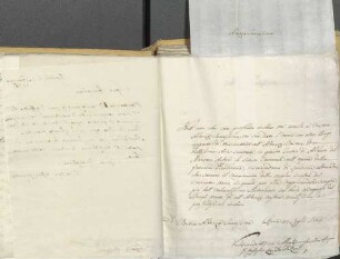 Leopoldo Mazzoni an Karoline Luise von Baden (Rom)