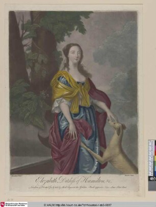 Elizabeth Dutchess of Hamilton, &c.