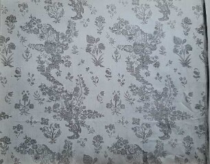 Gewebe mit Blumen