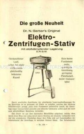 Elektro-Zentrifugen-Stativ / Nr. 174