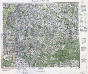 Reichskarte: Einheitsblatt 53 (1cm-Karte) Königsberg i. d. N.-Pyritz-Soldin