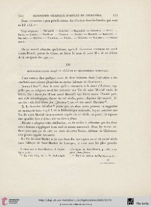 XII. Manuscrits latins 5296 et 2353 de la Bibliothèque Nationale