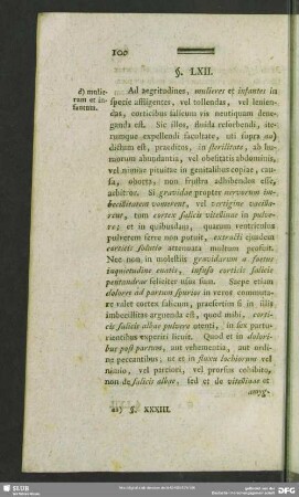 §. LXII. d) mulierum et infantum