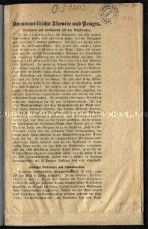 Antikommunistische Schrift