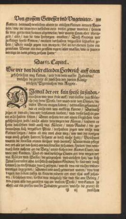 Das 51. Capitel. Wie wir von dieser ellenden Herberich auff einen gefehrlichen weg kamen/ ...
