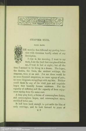 Chapter XXIII. Dark Days