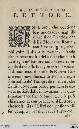 All'erudito lettore