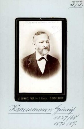 Krausmann, Heinrich, Nationalliberale